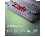 Axagon HUB HMC-6GM2 USB 6 in1 10Gbps hub - 1185574 - zdjęcie 7